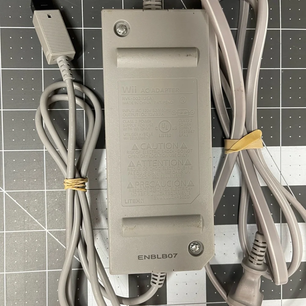 Nintendo Wii Video Power Supply Cord AC Adapter